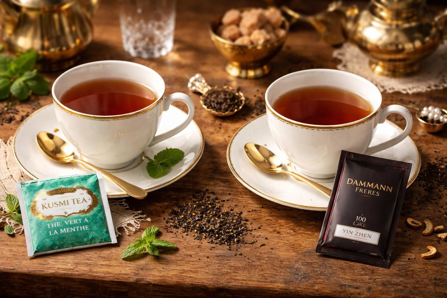 découvrez notre comparaison détaillée entre dammann et kusmi tea pour choisir le thé qui saura satisfaire vos papilles. guide complet sur leurs saveurs, qualités et spécialités.