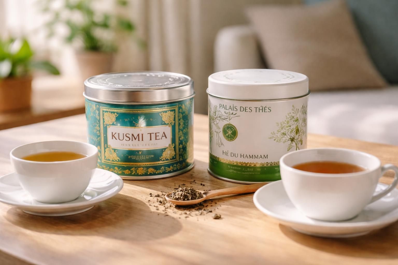 découvrez notre comparatif entre kusmi tea et palais des thés pour choisir la marque de thé qui correspond le mieux à vos goûts et attentes.